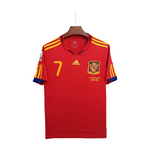 Retro Spain 2010 Home Jersey | David Villa