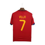 Retro Spain 2010 Home Jersey | David Villa