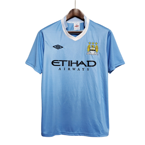 Retro Manchester City 2011/12 Home Jersey | Sergio Aguero