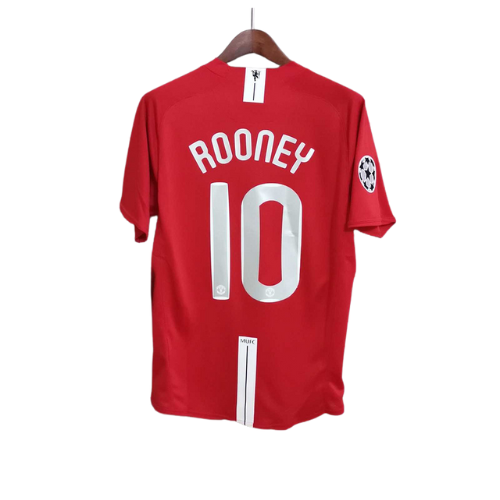 Retro Manchester United 2007/08 Home Jersey | Wayne Rooney