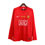 Retro Manchester United 07/08 Home Jersey Long Sleeve